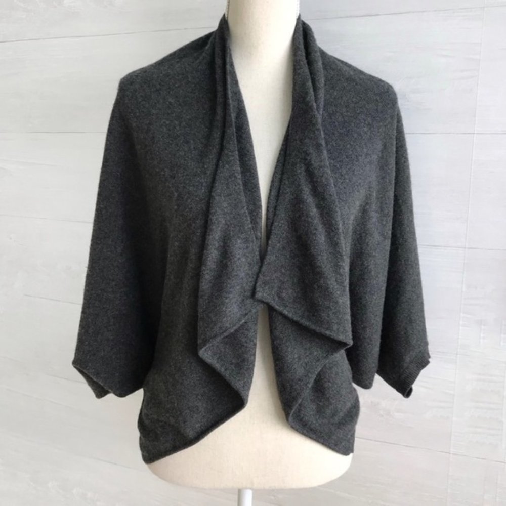 Vince Cashmere Drape Cardigan Shrug